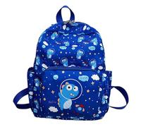 SSKHE Kids Toddler School Bag,Backpack Kindergarten Boy,Dinosaur School Backpack,Kids Hiking Backbag,Kindergarten Canvas Holiday Travel School Bag Outdoor Backpack for 3-6 Years Old,Navy Blue