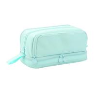 SSKHE Pencil Case Large Capacity for Girls Boys Secondary School with 4 Compartments, Pencil Pouch, Special Pencil Cases, School Pen Bag Stationery Organize with Enough Space for All Supplies (Green)