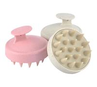 SSKHE Silicone Hairbrush with Wheat Straw Confluence of Sustainable Craftsmanship, Ergonomic Ingenuity, Multifunctional Efficacy, and Universal Portability for Holistic Haircare.