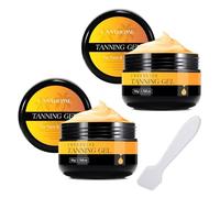 SSKHE Tanning Accelerator Cream,2 PCS Sunbed Tanning Accelerator, Golden Tan Accelerator for Outdoor Sun and Tanning Beds,Achieve a Natural Tan Skin (100g)