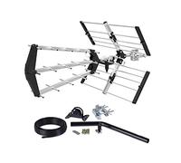 SSL 48 Element Tri Boom TV Aerial KIT Digital HD Freeview Loft/Outdoor Aerial Antenna 4G & 5G With Full Kit High Performance
