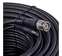SSL 50M,60M,80M,100M RG59 BNC Video Power Cable For CCTV Camera DVR Surveillance Security System Black/White Extension Lead