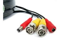 SSL BNC Video Power Cable For CCTV Camera DVR Security System (10M, Black)