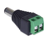 SSL Satellites 1-Pack 5.5mm x 2.1mm 12V DC Power Cable Male Plug Jack Adapter Connector Plug Adapter for CCTV Camera