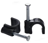 SSL Satellites 10-Pack White Single Shotgun Cable Clips Outdoor for Sky/Satellite Sat Dish Aerial