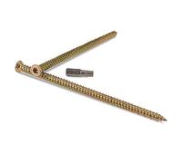 SSL Satellites 100-Pack 7.5x150mm Concrete Frame Fixing Screw/Anchor- Perfect for Windows, Doors, and Screws for Satellite Installation