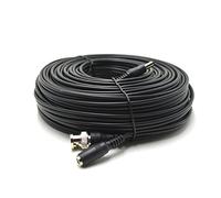 SSL Satellites 1m Black RG59 + Power Copper BNC Video and DC Power Cable Lead For CCTV Video Security Camera Surveillance & DVR Kits