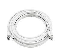 SSL Satellites 1m White RG59 + Power Copper BNC Video and DC Power Cable Lead For CCTV Video Security Camera Surveillance & DVR Kits