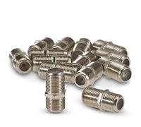 SSL Satellites F Connector Barrel/Joiner - 1000 Pack - Coupler Joiner Barrel Connector Adapter