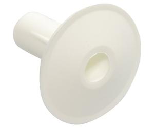 SSL Satellites Single White Grommet 1 Pack Feed Thru Wall Bushing for Coax Cable RG6 RG59