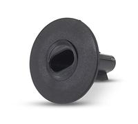 SSL Satellites Twin Black Grommet 1 Pack Feed Thru Wall Bushing for Coax Cable RG6 RG59
