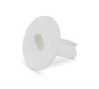 SSL Satellites Twin White Grommet 20 Pack Feed Thru Wall Bushing for Coax Cable RG6 RG59