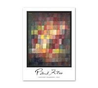 SSLDP LFHLI Classic Paul Klee Exhibition Poster Aesthetic Abstract Wall Art Paul Klee Canvas Painting And Prints For Home Decor Picture 40x60cm No Frame