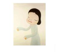 SSLDP LFHLI Classic Yoshitomo Nara Poster Minimalist Cartoon Wall Art Yoshitomo Nara Canvas Painting And Prints Kids Room Decor Picture 40x60cm No Frame