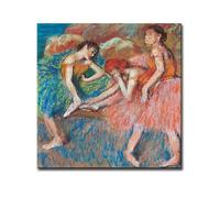 SSLDP LFHLI Edgar Degas Dancers Poster The Rehearsal Dancers Wall Art Edgar Degas Canvas Painting And Prints Nordic Home Decor Picture 50x50cm No Frame
