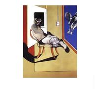 SSLDP LFHLI Famous Francis Bacon Poster Weird Characters Wall Art Francis Bacon Canvas Painting And Prints Modern Home Decor Picture 40x60cmx1 No Frame