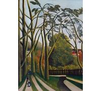 SSLDP LFHLI Famous Henri Rousseau Poster Modern Forest Landscape Wall Art Henri Rousseau Canvas Painting And Prints Home Decor Picture 40x60cm No Frame