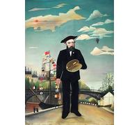 SSLDP LFHLI Famous Henri Rousseau Poster Portraits of Characters Wall Art Henri Rousseau Canvas Painting And Prints Home Decor Picture 40x60cm No Frame