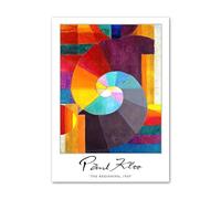 SSLDP LFHLI Famous Paul Klee Exhibition Poster Modernism Abstract Retro Wall Art Paul Klee Canvas Painting And Prints Home Decor Picture 40x60cm No Frame