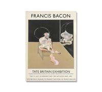 SSLDP LFHLI Francis Bacon Exhibition Poster Figures Portrait Wall Art Francis Bacon Canvas Painting And Prints Home Decor Picture 40x60cmx1 No Frame