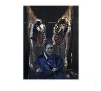 SSLDP LFHLI Francis Bacon Surrealist Poster Abstract Vintage Wall Art Francis Bacon Canvas Painting And Prints Home Decor Picture 40x60cmx1 No Frame