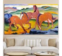 SSLDP LFHLI Franz Marc Poster Animals In A LandscapeWall Art Franz Marc Canvas Painting And Prints Nordic Home Living Room Decor Picture 60x90cmx1 No Frame