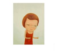 SSLDP LFHLI Japanese Classic Yoshitomo Nara Poster Dream Doll Wall Art Yoshitomo Nara Canvas Painting And Prints Kids Room Decor Picture 40x60cm No Frame