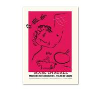 SSLDP LFHLI Marc Chagall Poster Surrealism Abstract Wall Art Marc Chagall Canvas Painting And Prints Home Living Room Decor Picture 50x70cm No Frame