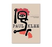SSLDP LFHLI Paul Klee Exhibition Poster Abstract Line Modular Wall Art Paul Klee Canvas Painting And Prints Modern Home Decor Picture 40x60cmx1 No Frame