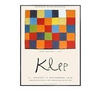 SSLDP LFHLI Paul Klee Exhibition Poster Modernism Abstract Retro Wall Art Paul Klee Canvas Painting And Prints Nordic Home Decor Picture 40x60cm No Frame