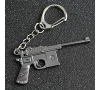 SSLL Keychain Creative Ak 47 Rifle Gun Weapon Counter Strike Cross Fire Ak47 Ak-47 Keyring Key Chain Ring Pubg Jewelry-Mauser