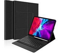 SSLQYLEE Case for iPad Pro 11 Inch 12.9 Inch 2018/2020, Wireless Keyboard Leather Case Tablet Keyboards Flip Stand Case Pencil Slot Cover for iPad Pro 11 Inch 12.9 Inch