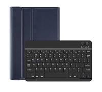 SSLQYLEE Fortunate Accessories for iPad Air 4 2020, Keyboard Case with Trackpad Magnetic Keyboard Cover for iPad Air 4th Generation 10.9 inch (Color : Dark Blue-Simple)