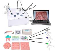 SSLW Laparoscopic Simulated Training Box Kit, Laparoscopic Simulator Trainer, Medical Surgery Simulator Kit, 16 Channels Surgery Training Box for Demonstration and Education
