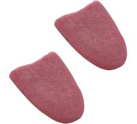 Ssmmam 2pcs Realistic Fake Tongue Gross Jokes Prank Magic Tricks Fashion Processing Halloween Magicians Props Tricks Tongue Toys