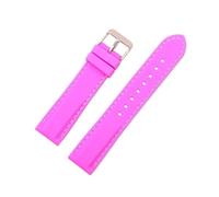 SSNAWBA 16mm 18mm 20mm 22mm 24mm Silicone Watchband Sport Waterproof Men Women Quick Release Bracelet Band Strap Compatible With Gear S3 Ticwatch(Pink,18mm)