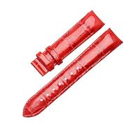 SSNAWBA 18mm Patent Leather Ladies Watch Strap Compatible With Tissot Watch Bands 1853 Woman Bracelets Female Belts Compatible With Couturier T035207 T035210A(Red 1 no clasp)