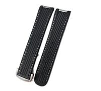 SSNAWBA 20mm Rubber Silicone Watch Strap Compatible With Omega Seamaster 300 AT150 Aqua Terra Ultra Light 8900 Steel Buckle Watchband Bracelets(Line,20mmRoseGold Buckle)