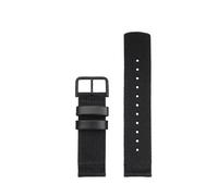 SSNAWBA Black Armygreen Khaki Nylon Watch Strap Compatible With Casio GA-2000/GA-2300 Canvas Watch Strap 24mm Men's Watch Accessory(Black-Black)