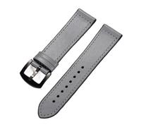 SSNAWBA Leather Silicone Strap 20mm 22mm Compatible With Huawei Watch GT 5 4 46mm 41mm Bracelet Compatible With Samsung Galaxy Watch6 5 7 40mm 44mm Watch Band(Grey,20mm)