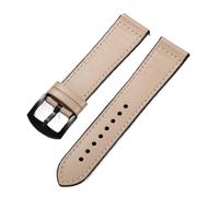 SSNAWBA Leather Silicone Strap 20mm 22mm Compatible With Huawei Watch GT 5 4 46mm 41mm Bracelet Compatible With Samsung Galaxy Watch6 5 7 40mm 44mm Watch Band(Beige,22mm)