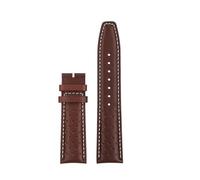 SSNAWBA Universal Retro Cowhide Watch Strap Compatible With Citizen FF Series Pilot CA4500-16X/12E CA4505-80L CA4558 CA4559 Watchband 22mm Bracelet(Dark Brown-No Buckle)