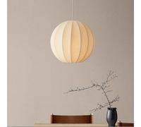 SSNCcNC Pendant Lights Japanese Style Natural Silk Hanging lamp -Dining Room lamp Minimalism Pendant Light Ceiling Light E27 for Bedroom Living Room Ø40*35cm