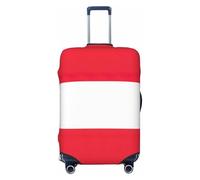 ssnmuk Austrian Flag Print Elastic Luggage Protection Cover, fit for Most suitcases, to Prevent Scratches