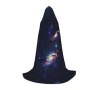 ssnmuk Galaxy in The Universe Hooded cloak, fit for elf/wizard role-playing, costume parties, and cold weather gatherings