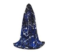 ssnmuk Glow in The Dark Hooded cloak, fit for elf/wizard role-playing, costume parties, and cold weather gatherings