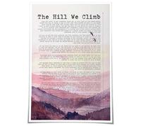 SSOPTMCB Inaugural Poem The Hill We Climb Poster - by Amanda Gorman, Wall-Art for Unity & Hope, Graduation Gift(Unframed,16x24inch(40x60cm))