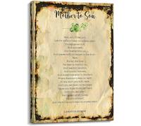 SSOPTMCB Inspirational Poetry Poster: Mother to Son by Langston Hughes - Quote Wall Decor for Resilience & Hope(Unframed,08x12inch(20x30cm))