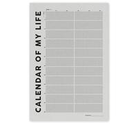 SSOPTMCB Lifetime in Weeks Calendar Poster A Thoughtful Gift Idea Motivational Wall-Art Canvas Decor(Framed,16x24inch(40x60cm))