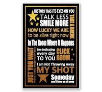 SSOPTMCB Stage & Story Canvas Print - Motivational Wall-Art Quote for Broadway Enthusiasts Home Office Decor(Unframed,12x18inch(30x45cm))